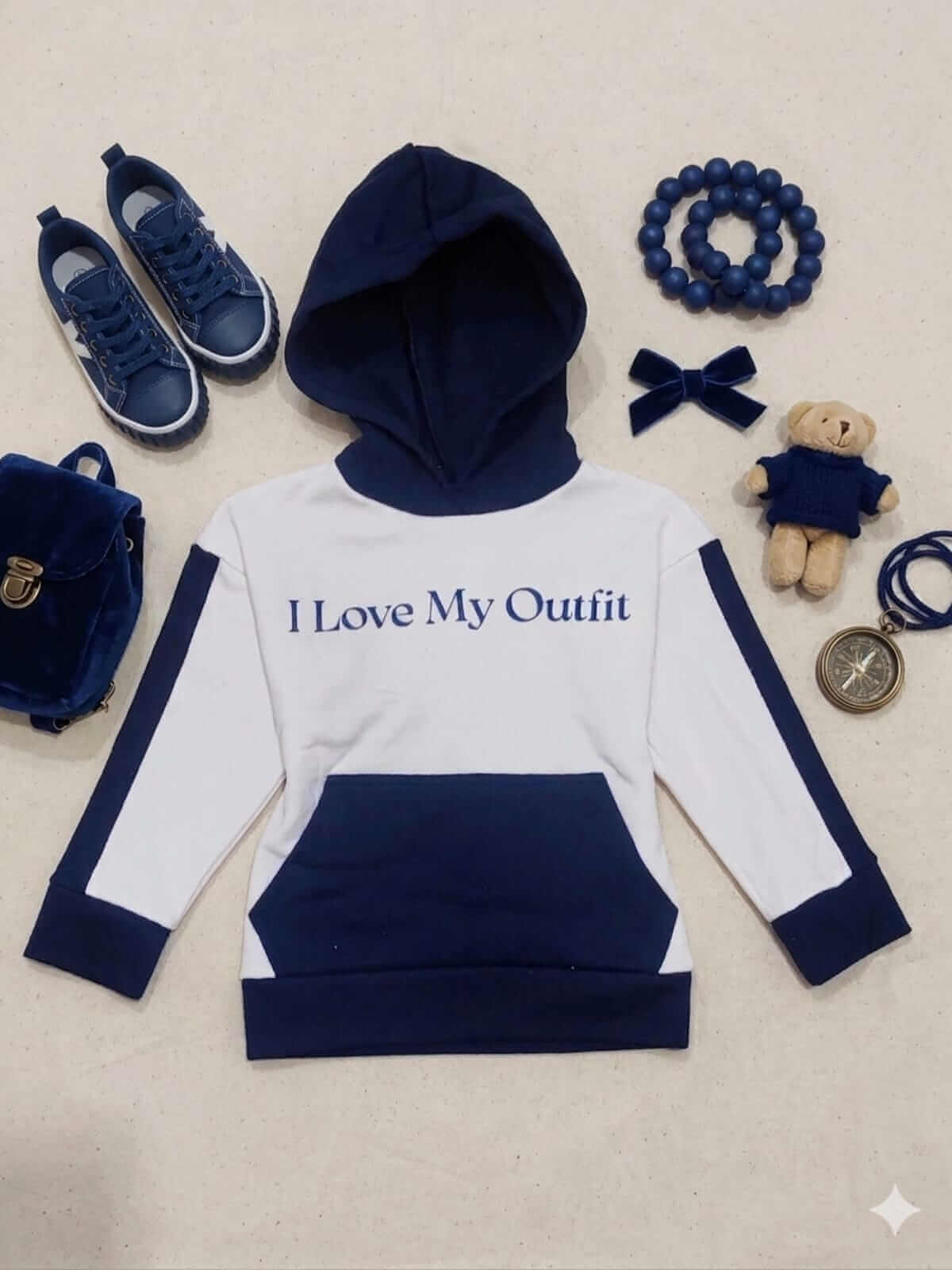 GRADE BLUSA MOLETOM I LOVE MY OUTFIT